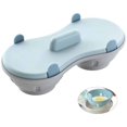 thumbnail image 1 of （Blue）Microwave Cookware Microwave Oven Egg Poacher Kitchen Gadget,MU, 1 of 5