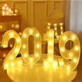 thumbnail image 5 of Letras y números iluminados (1) Alfabeto iluminado Lámpara LED iluminada Letras decorativas Funciona con pilas para fiestas Bodas Decoración del hogar, 5 of 5