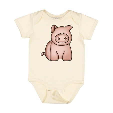 

Inktastic Cute Little Pig Gift Baby Boy or Baby Girl Bodysuit