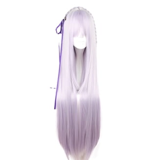 MORICA Gray Wig Long Silver Wigs for Women 28 inch Natural  display picture 2