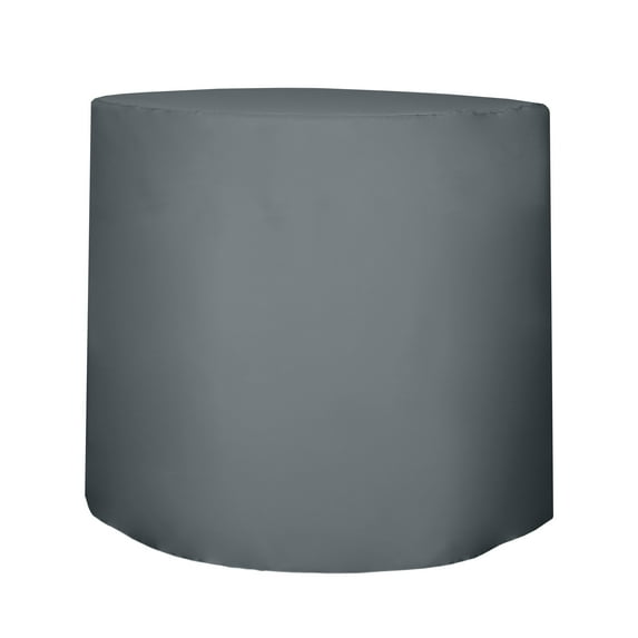 Ultimate Textile 30-Inch Round Fitted Polyester Cocktail Table Cover 42"H