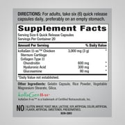 Chicken Sternum Collagen Type II 3000 mg (per serving) | 120 Capsules | by Piping Rock