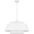 thumbnail image 4 of LMI2824W Quoizel Lighting Lumi - 3 Light Pendant-14 Inch Tall and 24 Inch Wide-Matte White Finish, 4 of 4