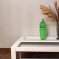 thumbnail image 4 of Northlight 15" Shiny Cutout Outdoor Patio Bottle Vase - Green/Gray, 4 of 4