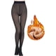 thumbnail image 1 of Fleece Lined Tights Women Winter Sheer Warm Pantyhose Footless Tights Fake, 1 of 5