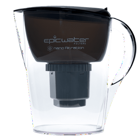 

Nano | Water Filter Pitchers for Drinking Water | 10 Cup | 150 Gallon Long Last Filter | Gravity Water Filter | Removes 99.99%