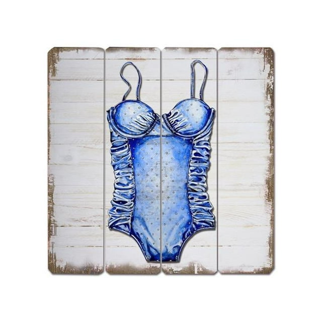 Maillot de Bain en Bois Signe Décor Mural