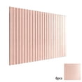 thumbnail image 2 of Fabric Bulletin Board Set of 6 | Peel and Stick Pin Board for Wall | Perpendicular Fluted Design for Photo Display and Note Organization | Home Office Decor for Living Room, Entryway, Bedroom, 2 of 6