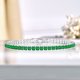 thumbnail image 2 of JeenMata 5.5 TCW Corte Princesa Mayo - Esmeralda - Pulsera de tenis con piedra natal para mujer Diseño de eternidad - Chapado en oro blanco, cumpleaños, aniversario, regalo del día de San Valentín, 2 of 6