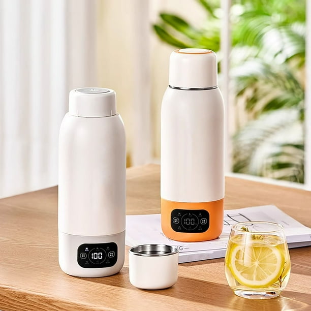 Hervidor Eléctrico Portátil | Hervidor de Agua de Gran Capacidad de Acero Inoxidable 316 | Aislamiento Térmico y Taza a Temperatura Constante