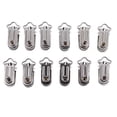 thumbnail image 1 of Lipstore 3-6pack 20 Metal Suspender Pacifier Webbing Mitten Clip w Round Plastic Insert 3 Pcs, 1 of 8