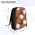 thumbnail image 4 of Haiem Various Pumpkins Backpack - Stylish and Durable 15-inch Laptop Backpack with Waterproof Oxford Fabric, 4 of 8