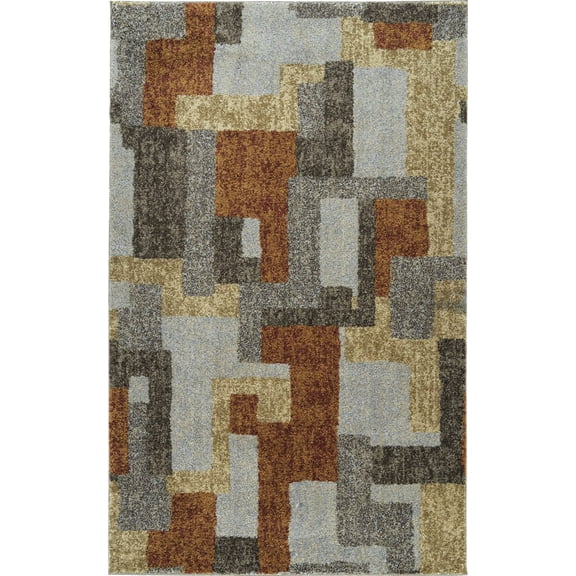 Berkley Gust Area Rug AE3 Ae3 Multi Multi Block Gradient 7' 10" x 10' 7" Rectangle