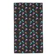 thumbnail image 1 of Balery purple cyan brown Skull Toalla de Microfibra Premium con Estampado – 27.5x16 pulgadas, Alta Absorción, Suave y Aterciopelada, Secado Rápido, 1 of 6