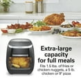 thumbnail image 6 of Hamilton Beach 11.6 Quart Air Fryer Oven with Rotisserie, Black and Stainless Steel, 6 of 9