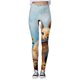 thumbnail image 1 of MKLEKYY Leggings para mujer, leggings para entrenamiento, leggings con estampado de Pascua, pantalones con bloques de color, leggings suaves y elásticos., 1 of 4