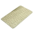 thumbnail image 4 of Alfombrilla de baño de espuma viscoelástica con diseño de adoquines - Alfombrillas de baño para lavadora Los 50x80cm, 4 of 9