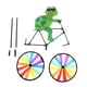 thumbnail image 2 of 4x Bicicleta Molino de Viento Bicicleta Viento Spinners Jardín Molinetes para Decoración de Patio Trasero Macarena Bicicleta giratoria, 2 of 8