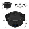thumbnail image 6 of Sunvivi 8.5QT Programmable Slow Cooker with Locking Lid - Digital Display - Black, 6 of 9
