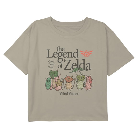 Girls Nintendo Great Deku Tree Lineup T Shirt