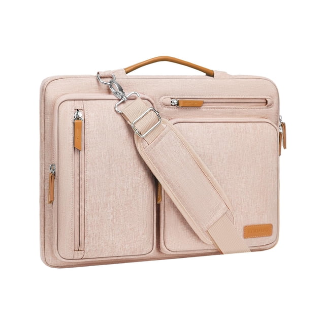 Bolso de hombro para portátil MOSISO 360 Protective de 15 a 15,6 pulgadas, color caqui