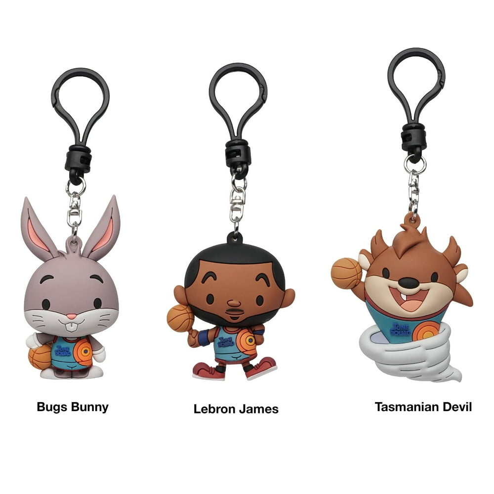 Space Jam Monogram 3D Bag Clips 3-Pack â Walmart Exclusive Collectible - Walmart.com - Walmart.com