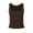 Coffee, variant on A Fashionable Casual and Top with A Solid Color Round Neck Camisole Camisole Women Athletic Spandex Tops Women Women Running Top and Tops for Women 6x Top Belly Tops for Women Graphic Top 4x Womens