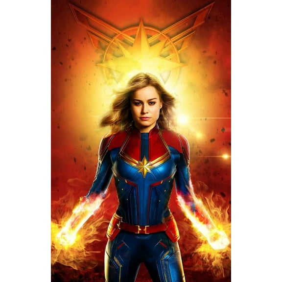 DIY Diamond Art Painting Kits for Adults Full Drill Supergirl Gem Art Kits with Crystal Rhinestone Paint with Diamond for Home Wall Decor(12"x16")