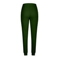 thumbnail image 5 of Loose Sweatpants for Women Casual Plus Size Tie High Waist Joggers Pants with Pockets Fall Baggy Lounge Long Trousers, Army Green, M, 5 of 6