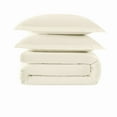 thumbnail image 6 of Truly Soft Everyday Solid 3-Piece King Duvet Set in Vanilla, Polyester , Adult, All Season, OEKO-TEX Certified, 6 of 10