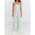 thumbnail image 3 of Caoirhny Women Jumpsuit, Elegant Sleeveless Solid Long Pants with Pockets for Casual Daily, 3 of 9