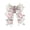 Pink, variant on Tassel Ribbon Bowknot for Ita Bag Decorations, Angel Wing Bows with Diamond & Pearl Chain Decorative for Women Girls Party Costume Dress Accessories