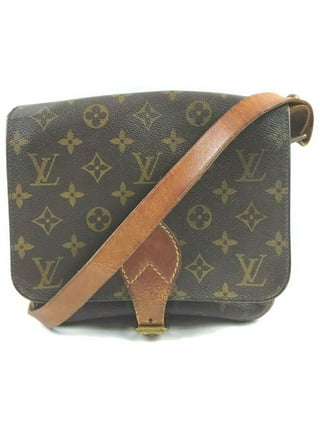 LOUIS VUITTON LV Leather Shoulder Strap Bag Monogram Women X1426