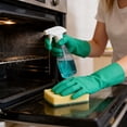 thumbnail image 5 of ThxToms 5 Pair Heavy Duty Cleaning Gloves, Latex Free Reusable Nitrile Chemical Resistant Gloves (Extra Large), 5 of 8