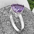 thumbnail image 4 of Natural Amethyst Concave - Brazil 925 Sterling Silver Ring s.7.5 Jewelry DGR1109_A_7.5 R-1020, 4 of 6