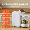 thumbnail image 2 of 5-in-1 Baby Food Maker, 430W Steamer & Blender, 750ml Tritan Bowl, Stainless Steel Grinder for Puree, Fruit, Veggie, Meat – Easy Baby Food Processor, 2 of 6