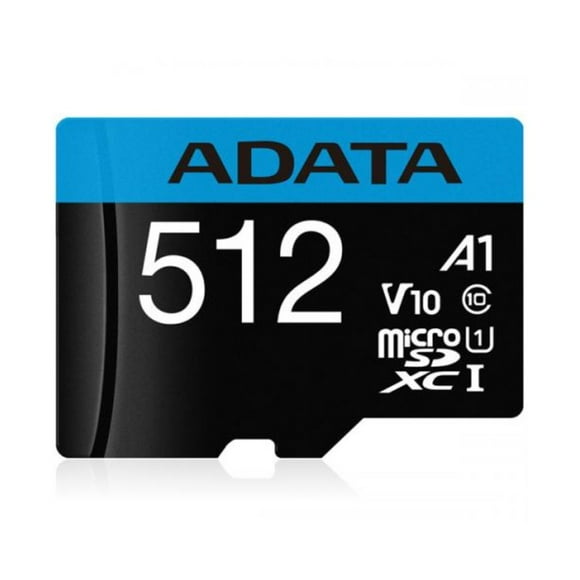 Memoria Flash Adata Premier, 512GB MicroSDXC UHS-I Clase 10, con Adaptador.