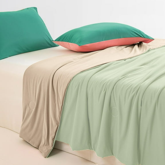 CVLNCYCLING Quilt,Quilts for Queen Bed Clearance,Quilts for King Bed,Lightweight Quilt,Colorful Quilt,Ice Silk Conditioning Quilt Summer for Home Dormitory