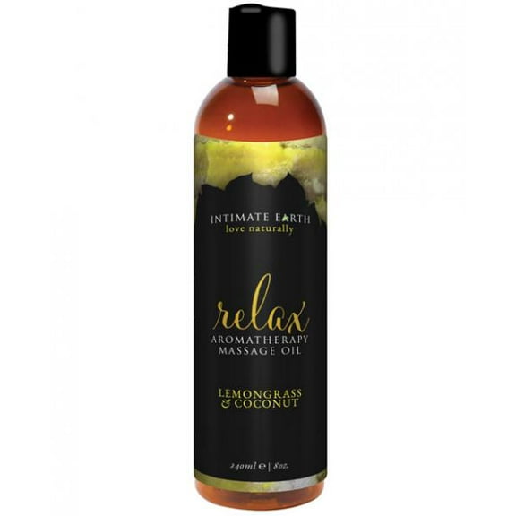 Intimate Earth Relax Massage Oil 8oz