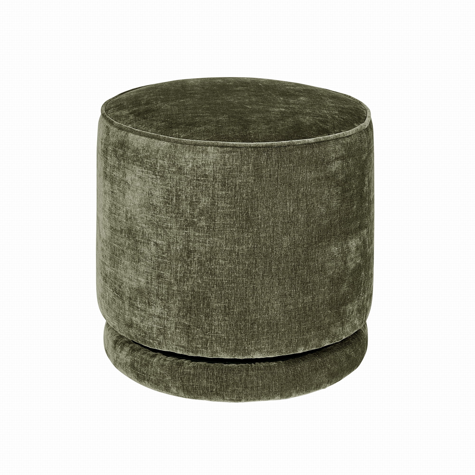 Better Homes & Gardens Elsie Swivel Ottoman, Forest Green