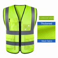 thumbnail image 1 of Safety High Visibility Vest Adjustable Security Vests Traffic Night Outdoor For Running Cycling Sports, 1 of 7