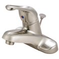 thumbnail image 1 of Robinet de Lavabo de Centre de Toilette de 4 Po; Nickel Satiné, 1 of 1