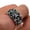 B, variant on Mythical Tridents Designs Adjustable Open Shank Rings For Men Retro Oceanics Inspired Jewelry Gift