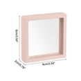 thumbnail image 2 of Floating Thin Film Display Box, ABS Frame Case 9cm x 9cm x 2cm Pink Pack of 5, 2 of 5