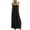 *Black, variant on VBVC Women's Cotton Linen Spaghetti Strap Maxi Dress , Summer Casual Long Dress For Women , Ladies' Loose Fit Beach Vacation Dress with Pockets,Beige,S-2XL