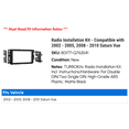 thumbnail image 2 of Radio Installation Kit - Compatible with 2002 - 2005, 2008 - 2010 Saturn Vue 2003 2004 2009, 2 of 2