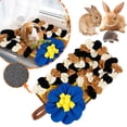thumbnail image 2 of MKHSQHDG Today's Deals Interactive Feeding Snuffle Mat for Small Animals Shaped Foraging Mat for Rabbits Pigs Hedgehogs & Small Dogs Stimulates Natural Foraging Instincts, 2 of 6