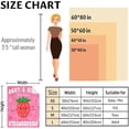 thumbnail image 3 of Strawberry Blanket Gift - 30x40 Inches Funny Blankets for Girls & Boys - Pink Soft Fuzzy Throw for Couch, Office, 3 of 6