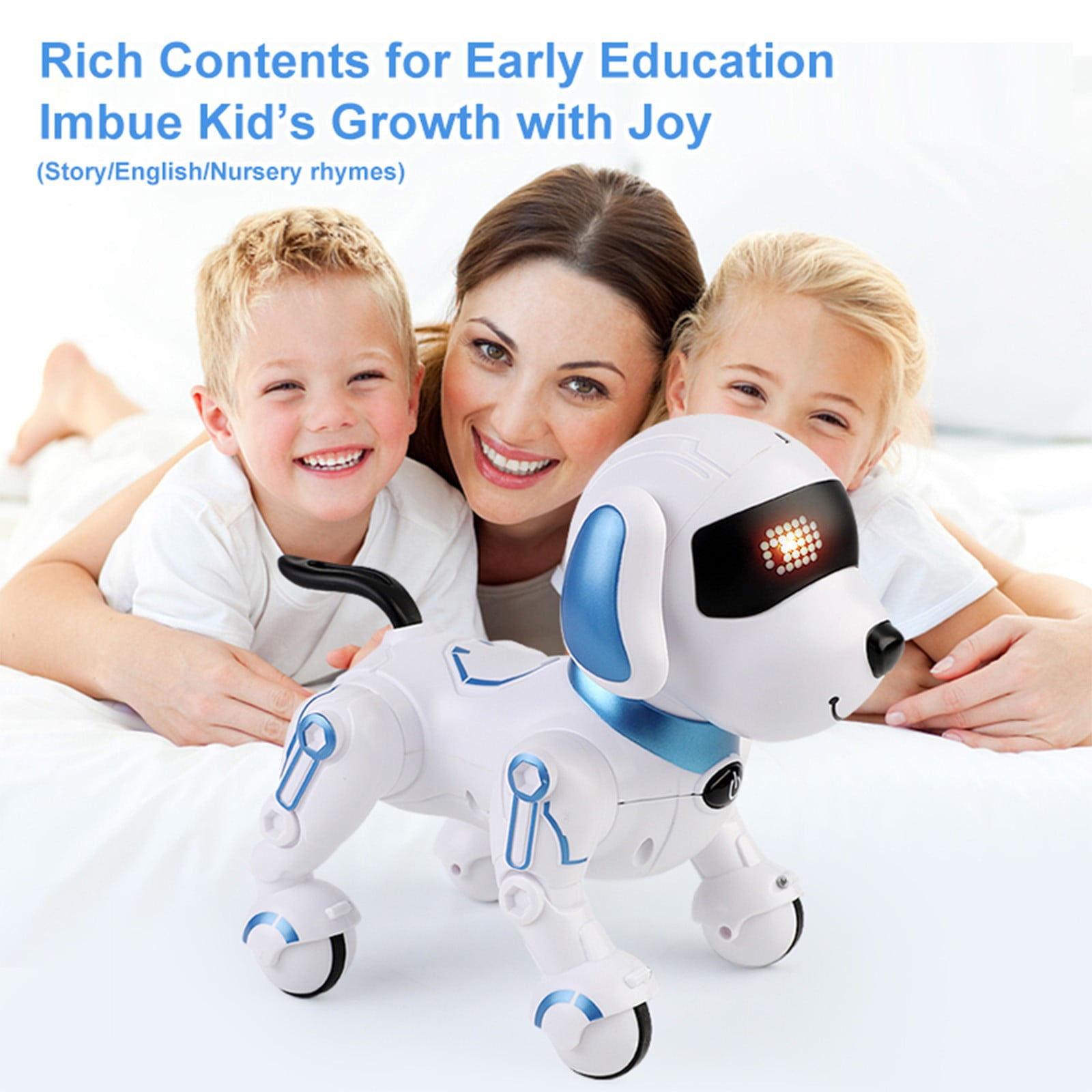 Qocolhg Robot Dog Toys for Kids 8 9 10 11 12, Remote Control Dogs, Robot Dog for Kids 8-12, Pet Robotic, Electric Dog Toy, Robotic Dogs, Toys for 5 6 7 8 9 10 11 12 Years Old Boys Girls