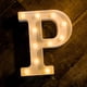 thumbnail image 1 of Luces LED con letras, letrero iluminado, letrero con letras para luz nocturna, boda/fiesta de cumpleaños, lámpara de Navidad alimentada por batería, decoración de Bar para el hogar BANYUO Electrónica, 1 of 4